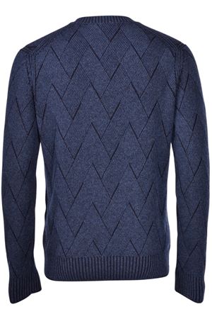 MAGLIONE G IROCOLLO VANISE' ZIG ZAG  BLU PAOLO FIORILLO CAPRI | Maglione | 2312019673596